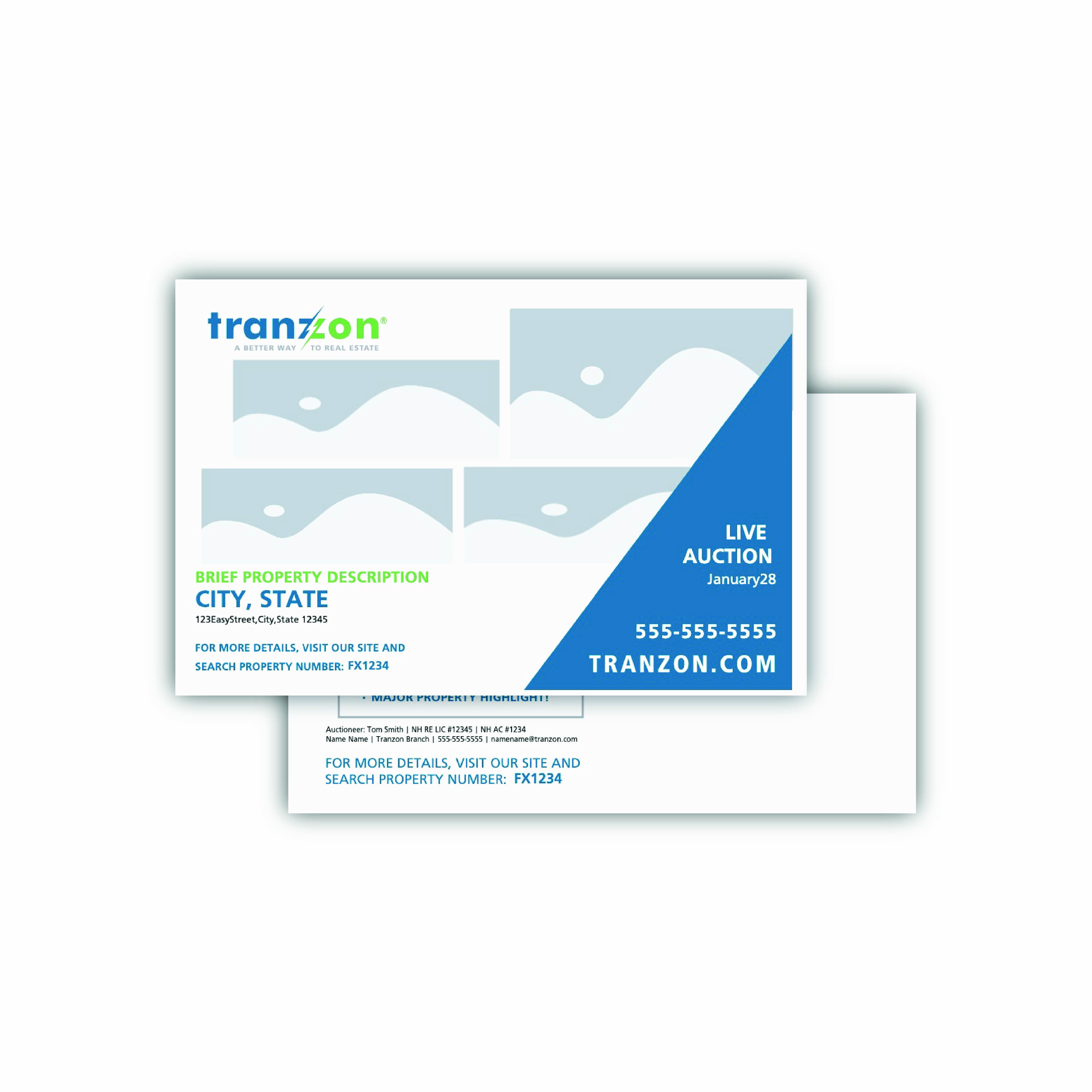 Tranzon Postcard 7×5 – Photo Showcase Edition (4-Photo Layout)